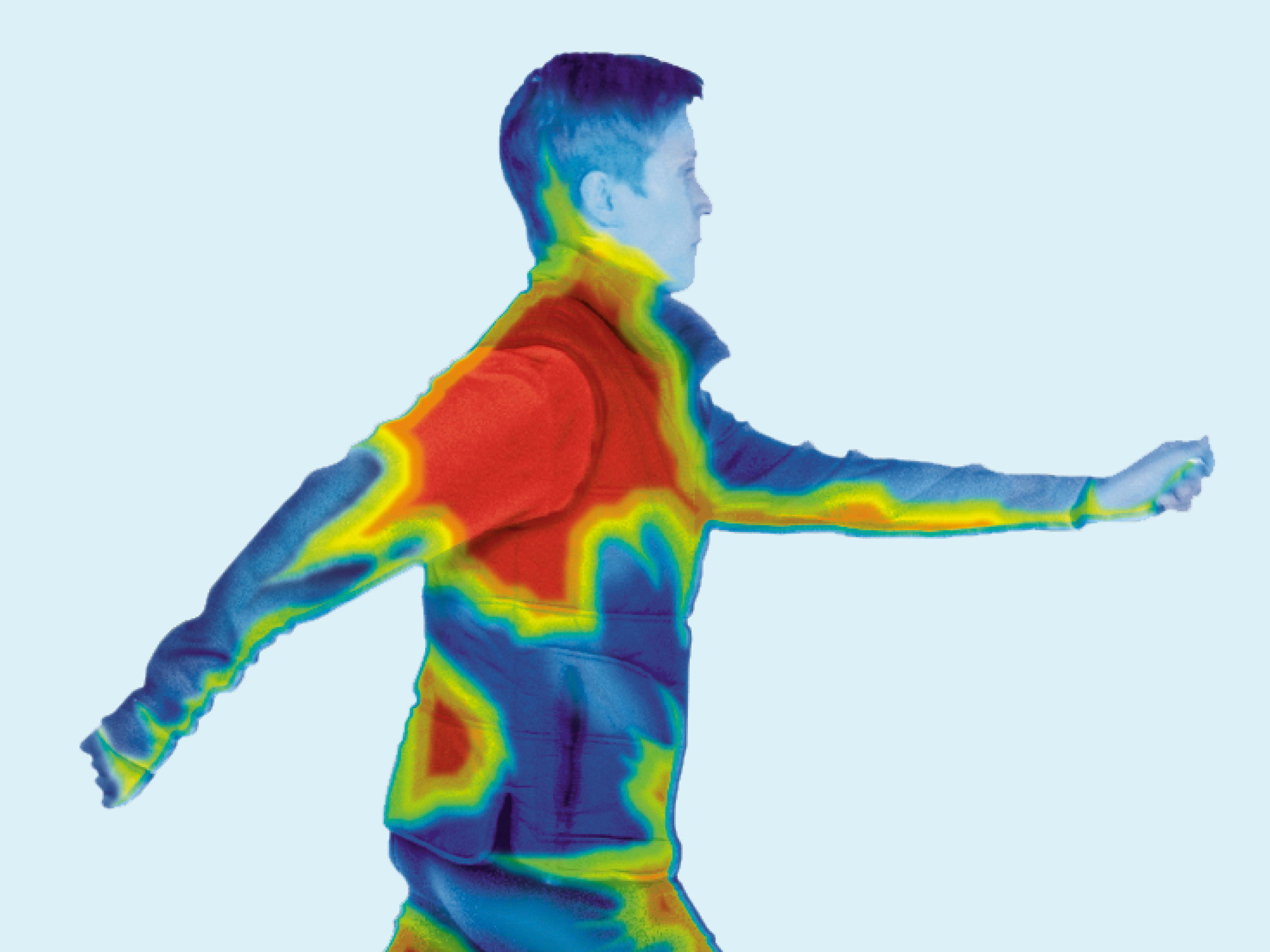 Picture of a thermal imaging camera