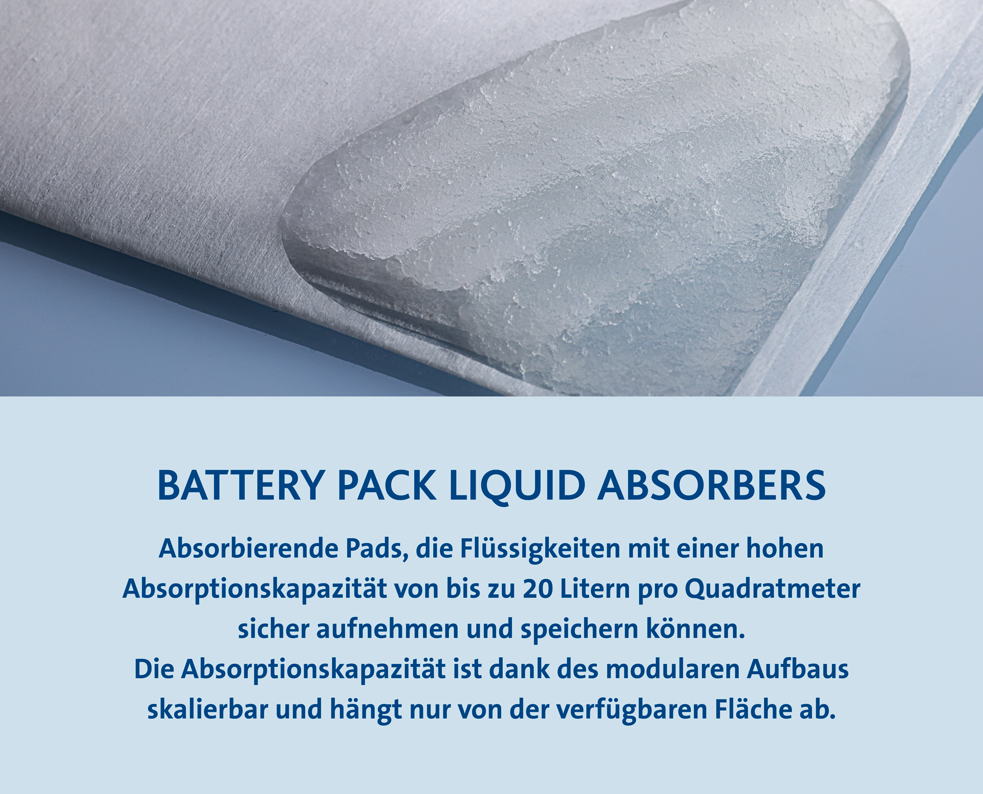 innovations milestones battery pack liquid absorber