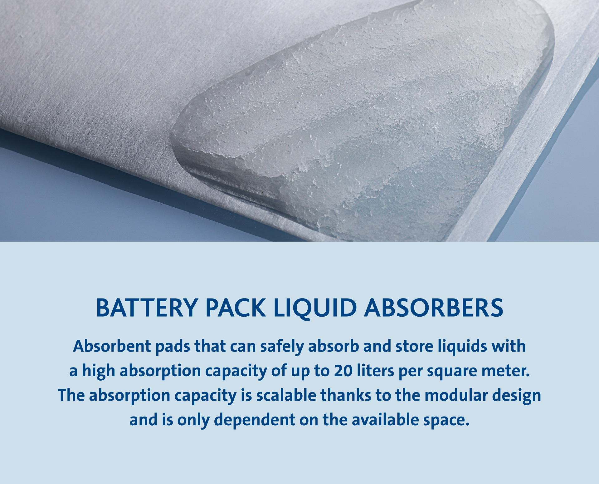 innovations milestones battery pack liquid absorber