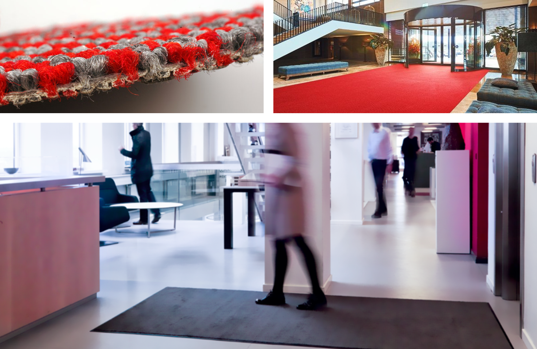 Primary backing - carpet tiles & dust control mats