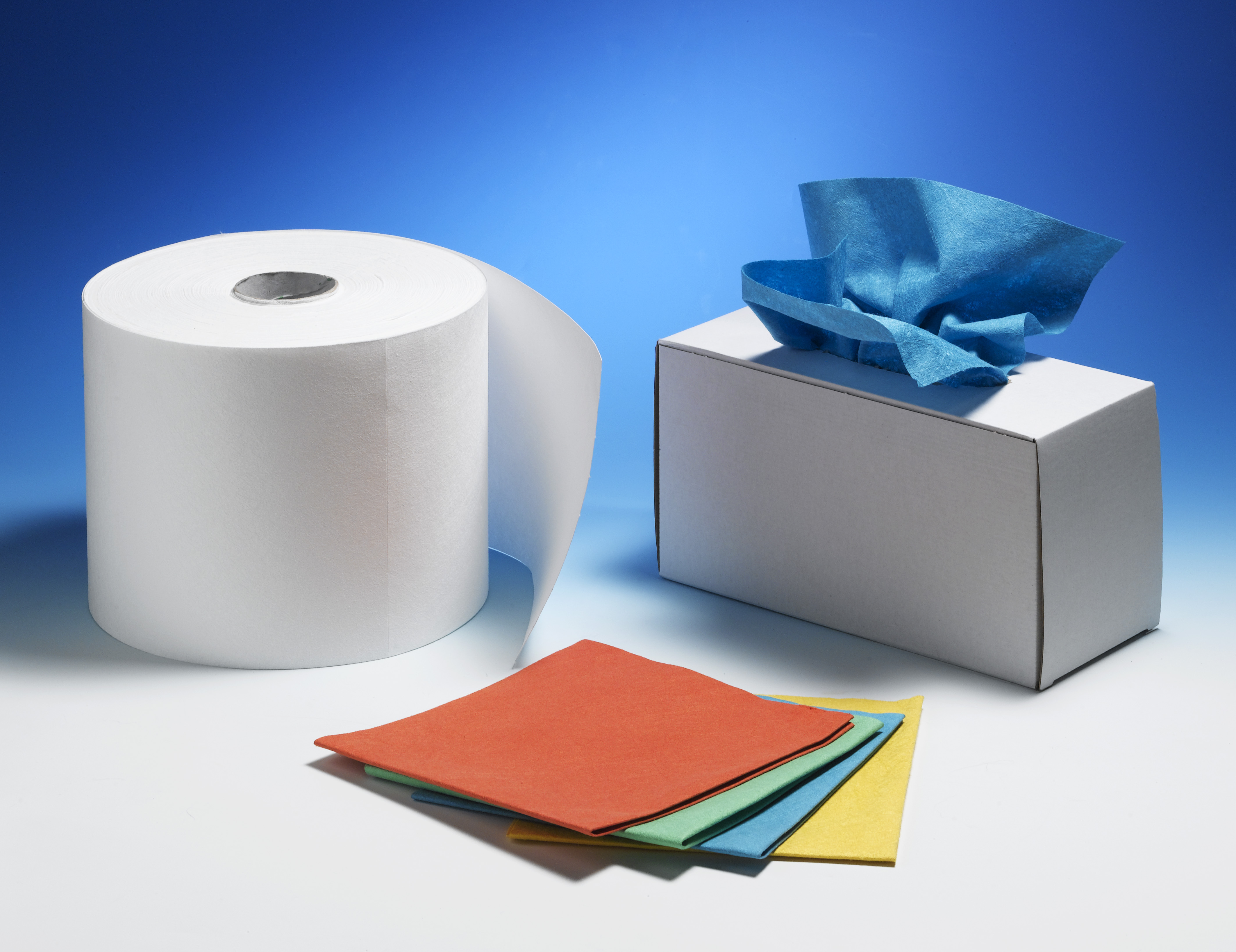 Evolon® wipe roll and wipes