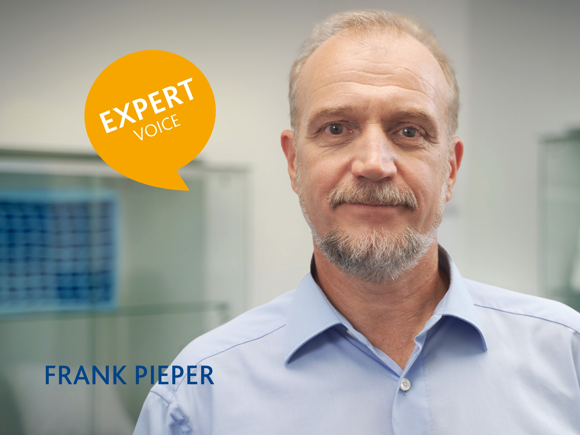 Expert Voice Frank Pieper, Evolon Sales Manager