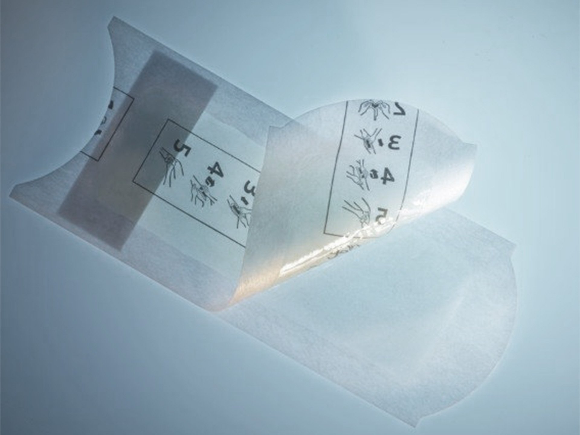 Fine denier coating substrate for depilatory strips